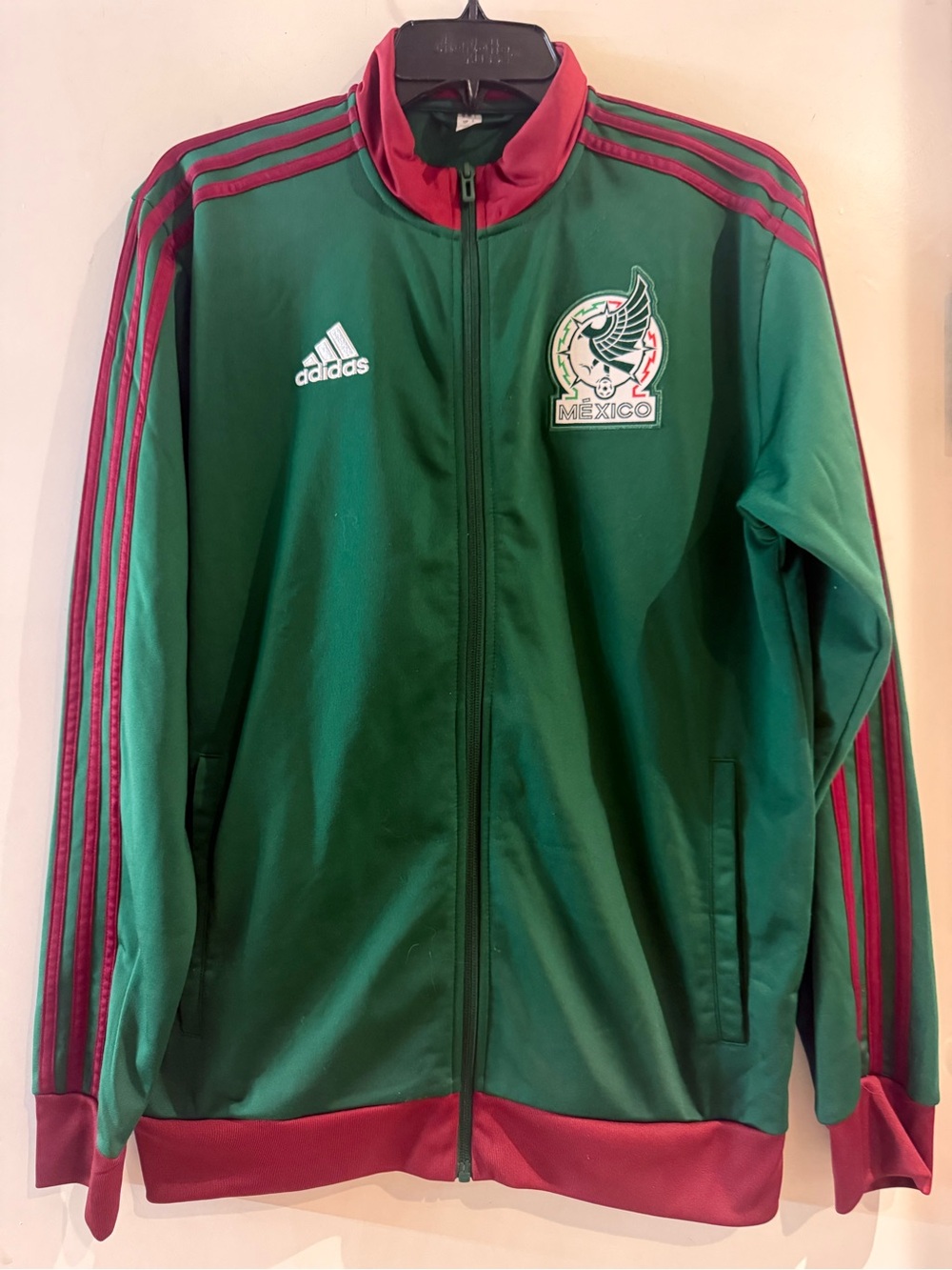 Adidas Mexico DNA Full Zip Green Red Track Jacket Men’s Size XL New IT9683